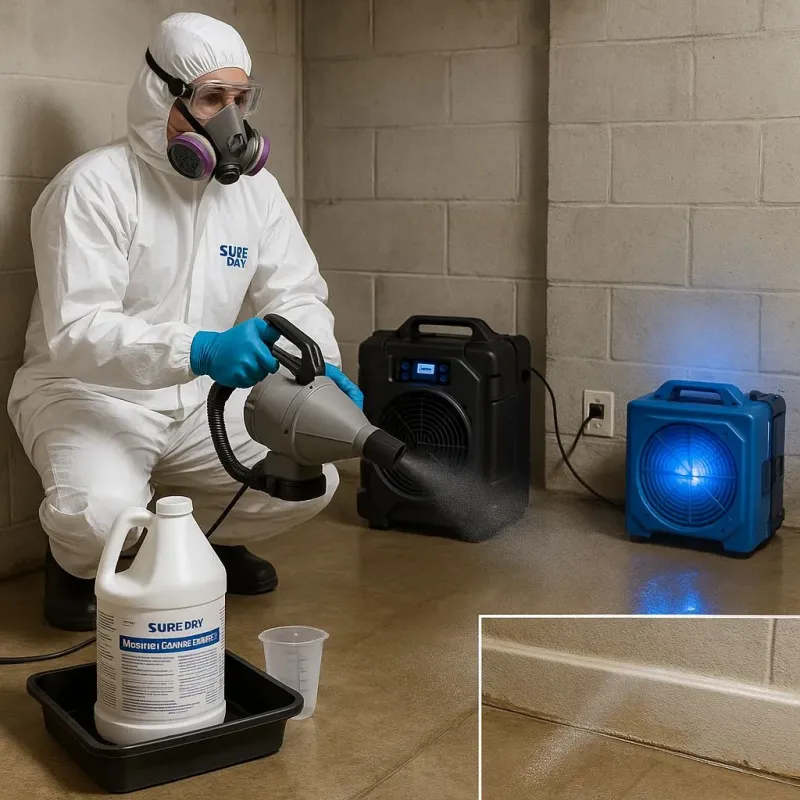 Sanitization and Odor Removal process in Mira Mesa, CA