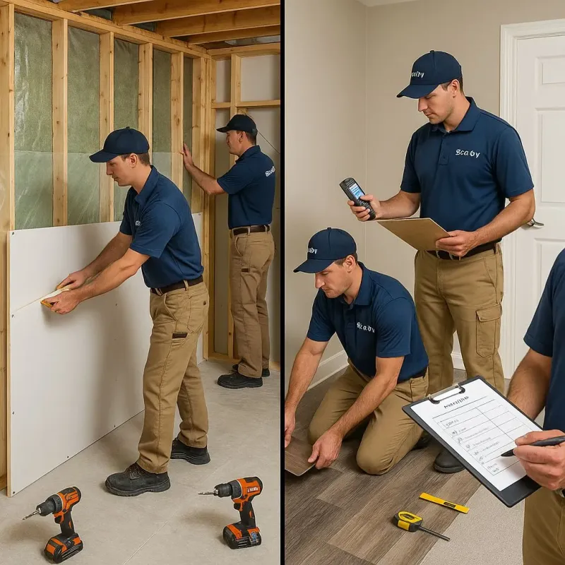Repairs and Reconstruction process in Mira Mesa, CA